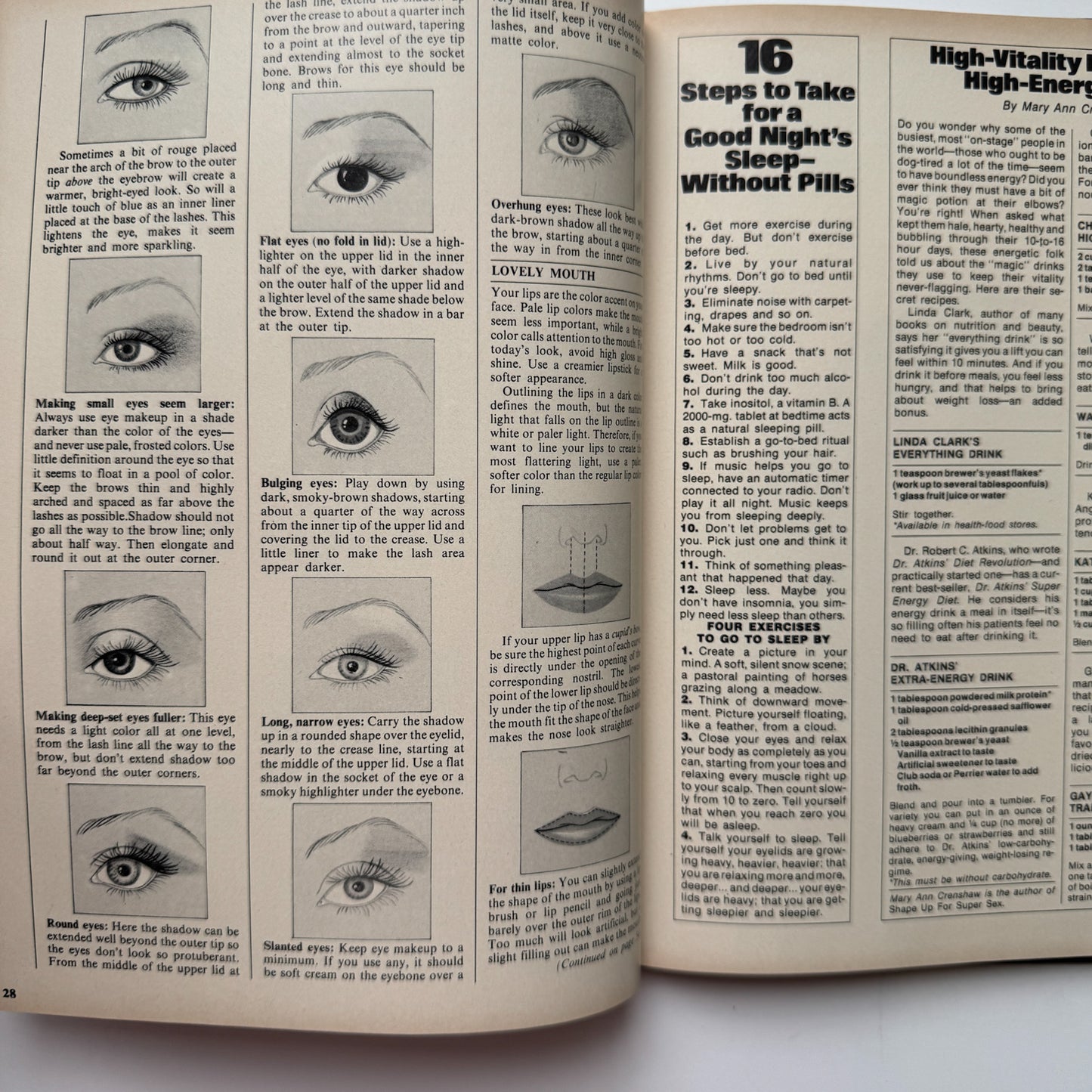 Family Circle 1970s Vintage Beauty and Dieting Advice Books