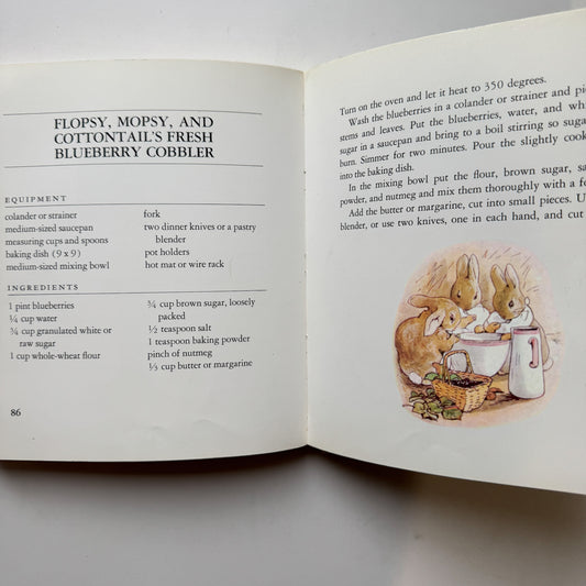 Peter Rabbit's Natural Foods Cookbook, 1977 Beatrix Potter