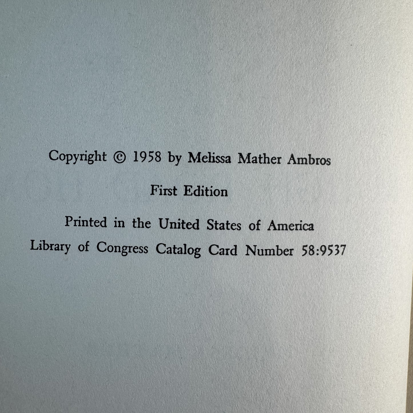 Rough Road Home, Domestic Fiction, Melissa Mather, 1958, First Edition