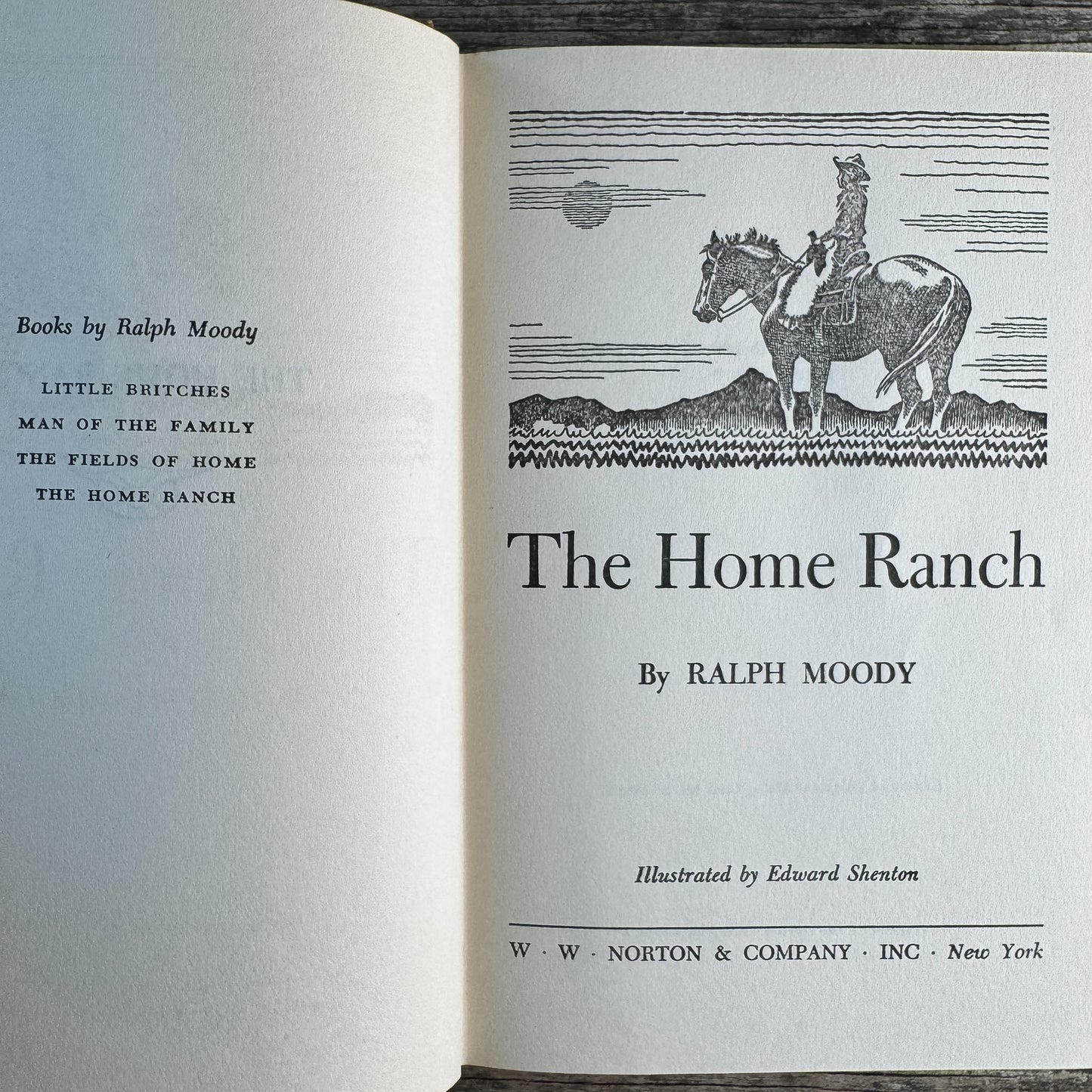 The Home Ranch, Ralph Moody, 1956