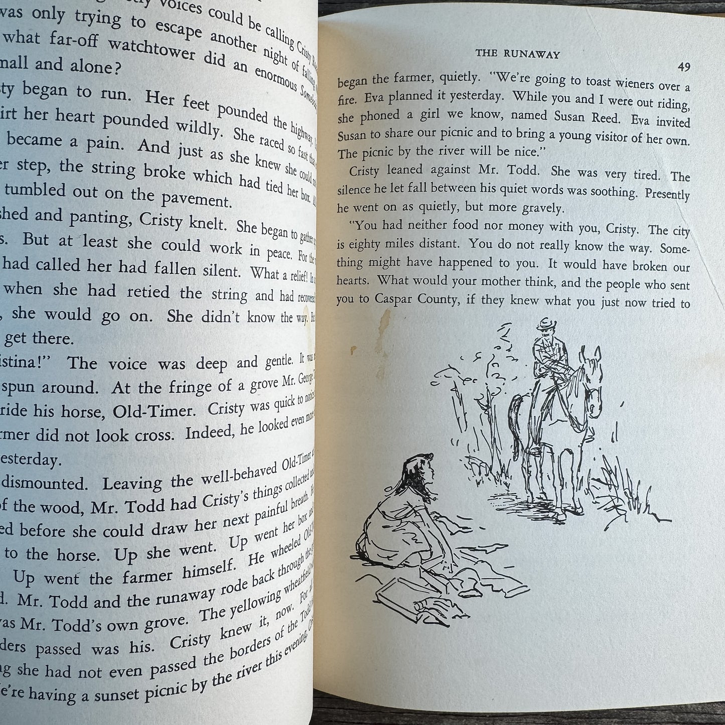 Set of Two Mabel Leigh Hunt Books: Cristy at Skippinghills and Stars for Cristy, 1958 and 1956
