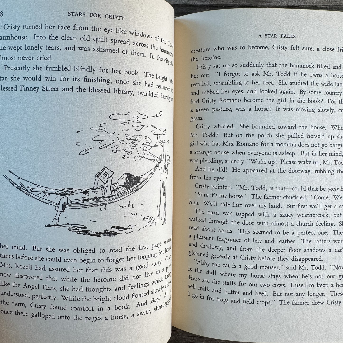 Set of Two Mabel Leigh Hunt Books: Cristy at Skippinghills and Stars for Cristy, 1958 and 1956