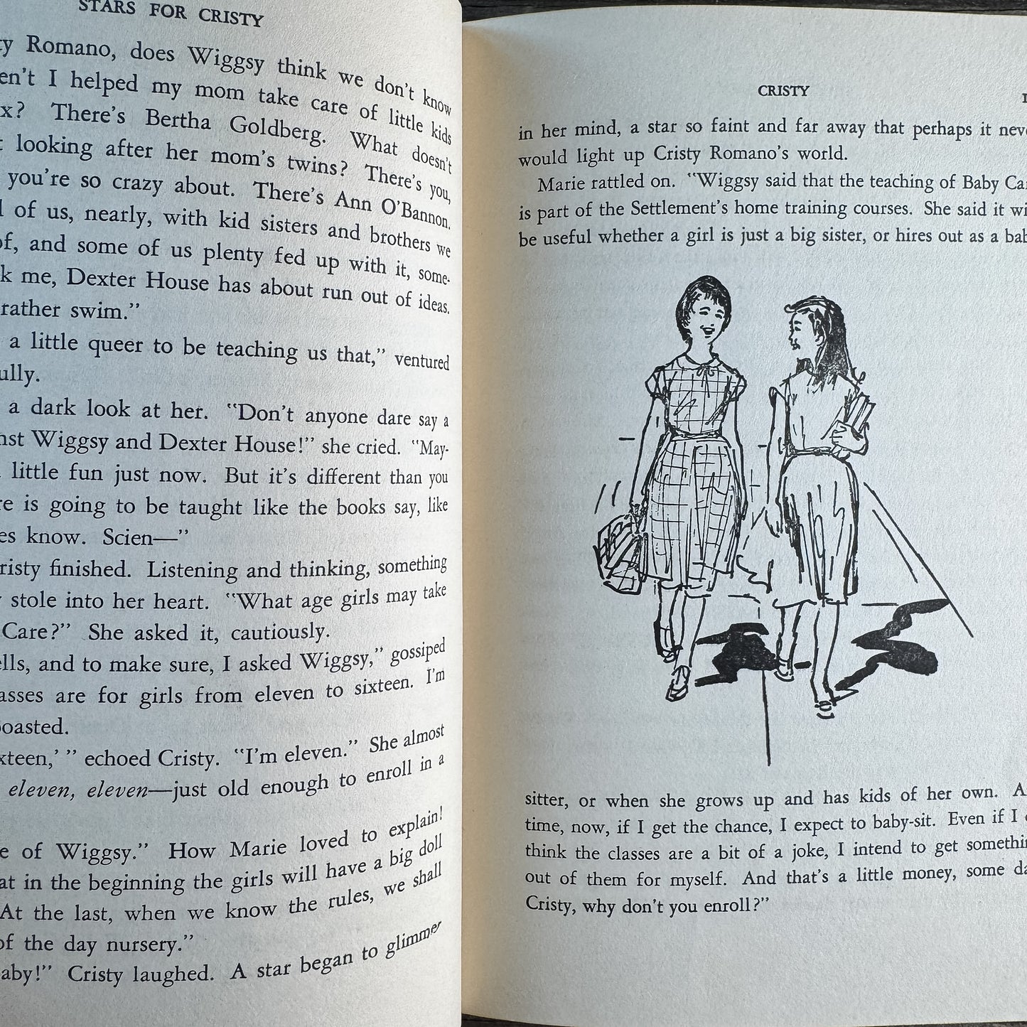 Set of Two Mabel Leigh Hunt Books: Cristy at Skippinghills and Stars for Cristy, 1958 and 1956