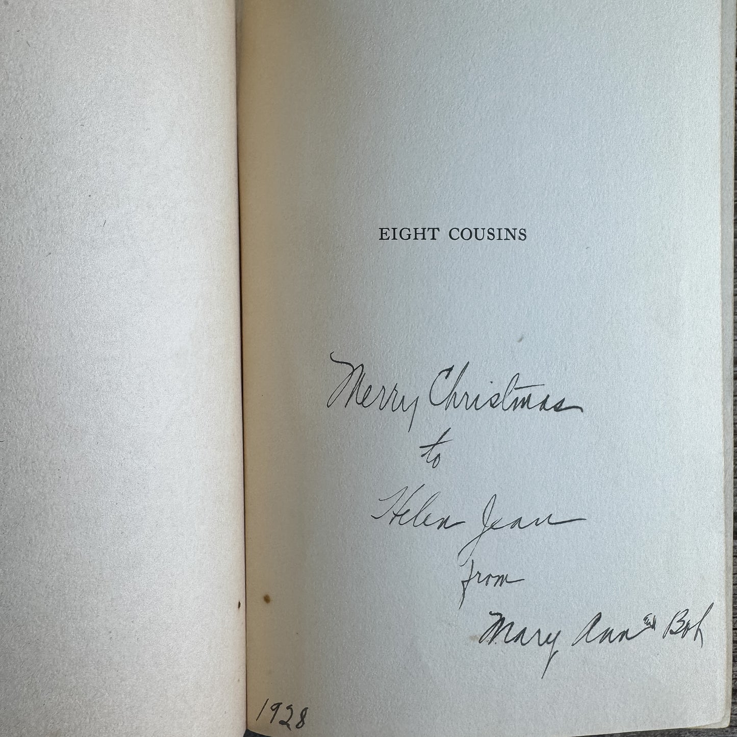 Eight Cousins, Louisa May Alcott, 1927, The Beacon Hill Bookshelf