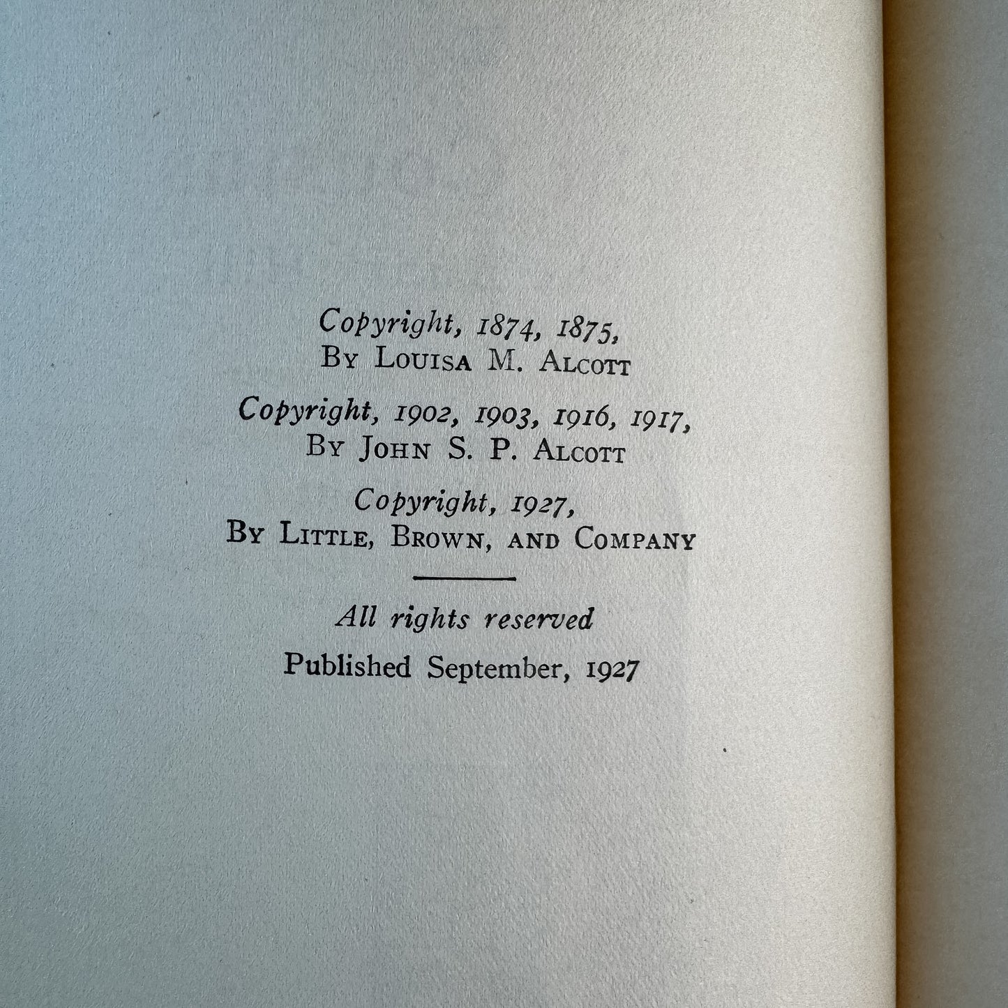Eight Cousins, Louisa May Alcott, 1927, The Beacon Hill Bookshelf