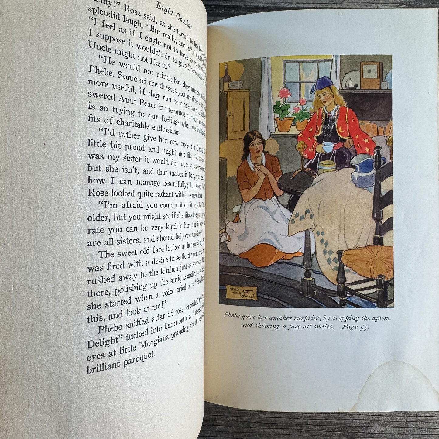 Eight Cousins, Louisa May Alcott, 1927, The Beacon Hill Bookshelf