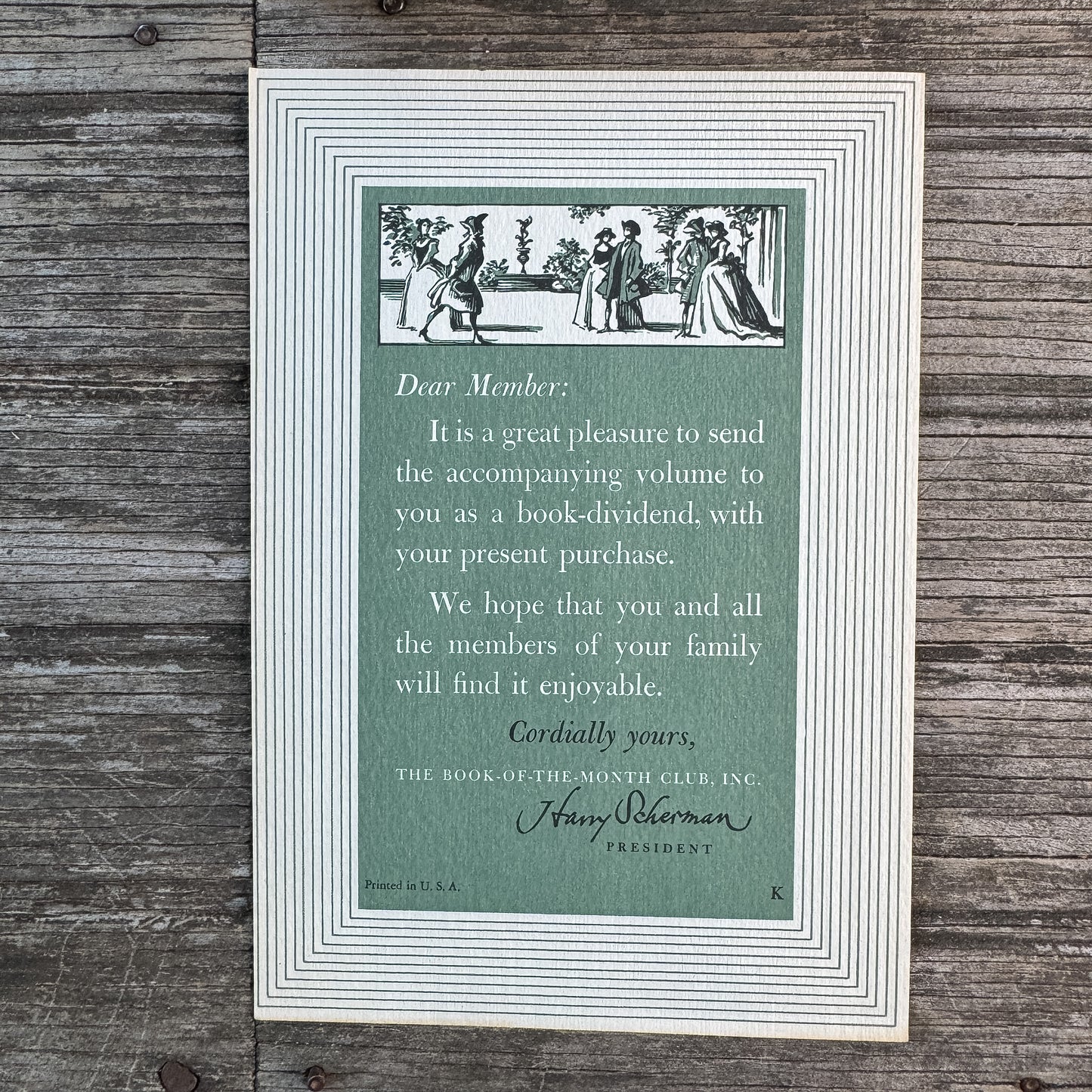 Cry, the Beloved Country, Alan Paton, 1948, Book of the Month Club Edition