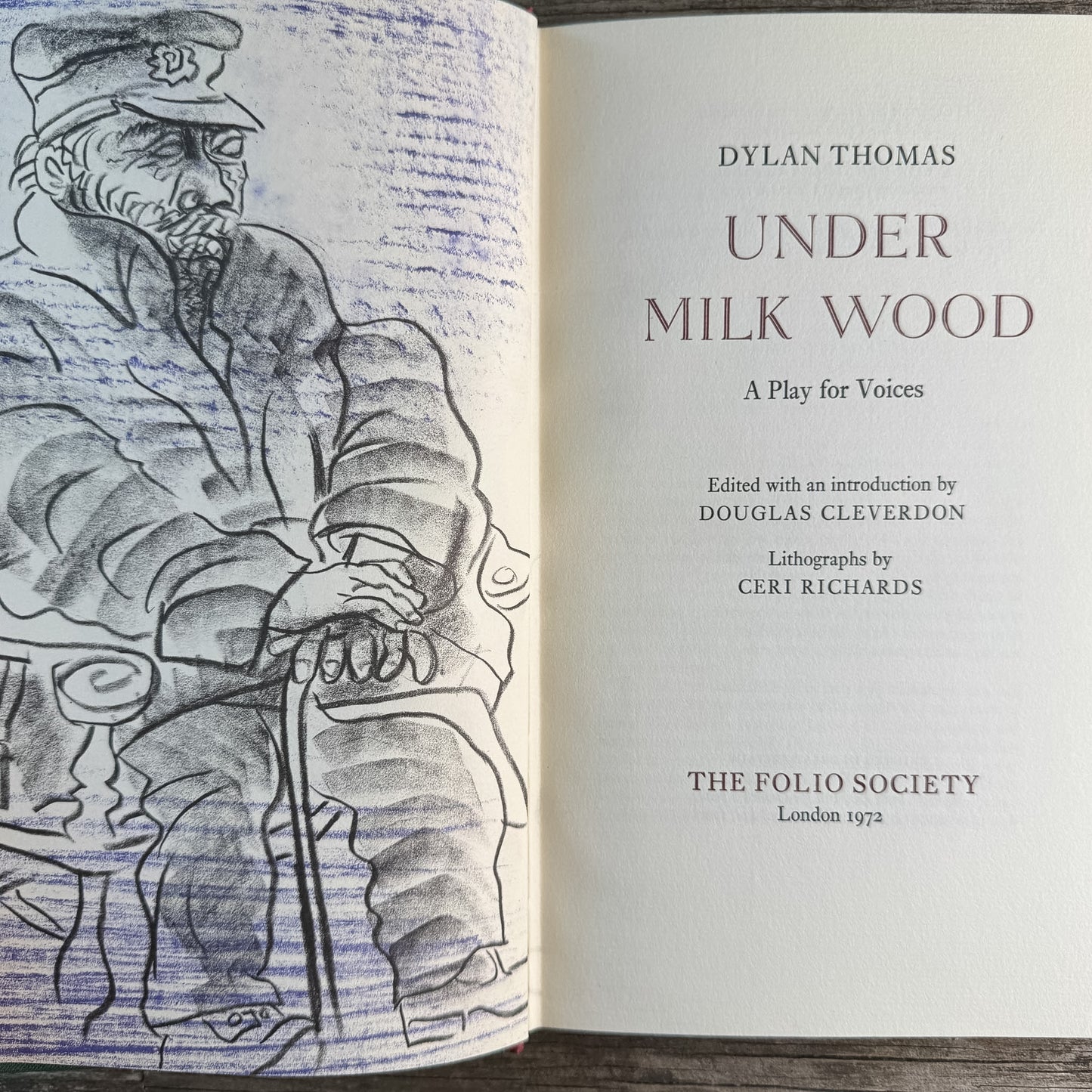 Under Milk Wood, Dylan Thomas, 1972, Folio Society Edition
