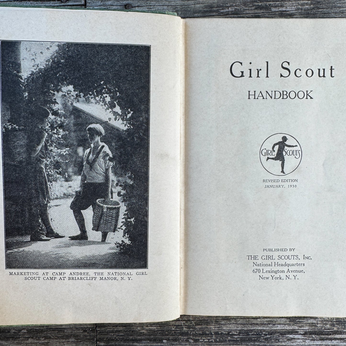Girl Scout Handbook, Revised Edition, January 1930