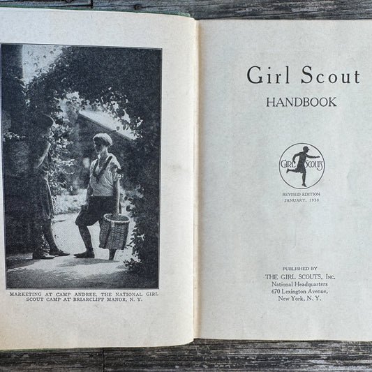 Girl Scout Handbook, Revised Edition, January 1930