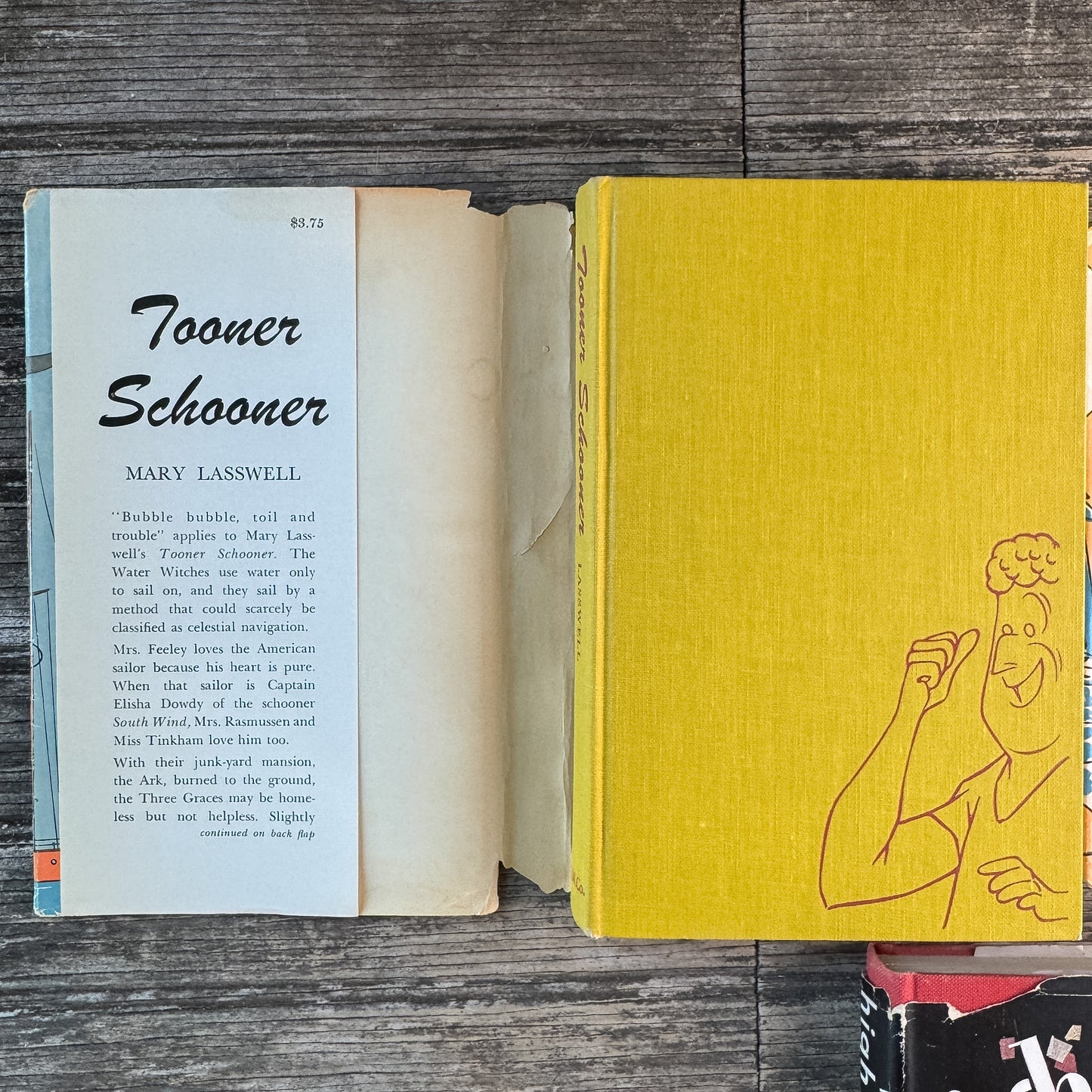 Set of 3 Mary Laswell Books: High Time (1944), Tooner Schooner (1953), Wait For the Wagon (1951)
