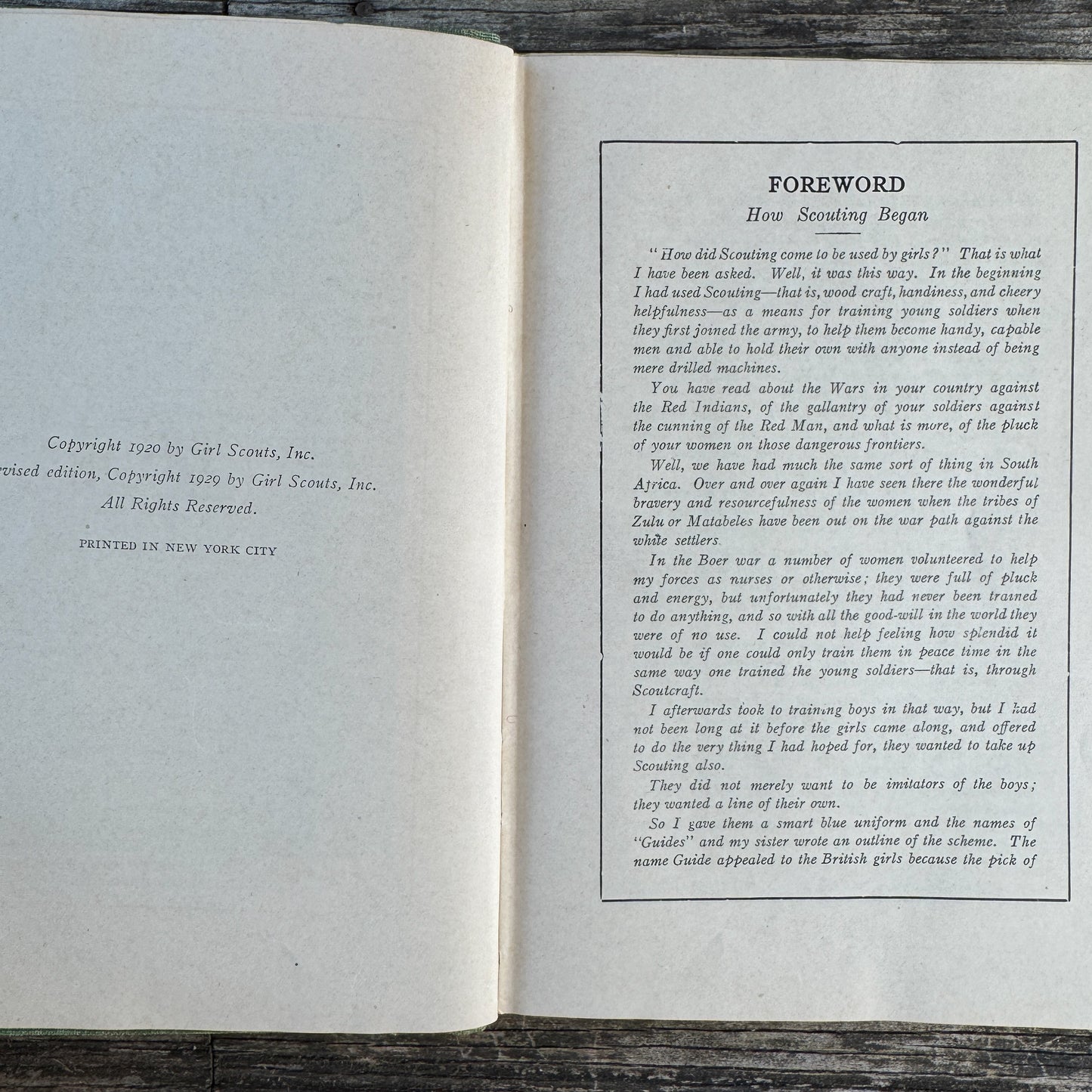 Girl Scout Handbook, Revised Edition, January 1930