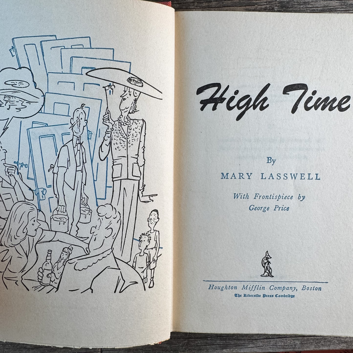 Set of 3 Mary Laswell Books: High Time (1944), Tooner Schooner (1953), Wait For the Wagon (1951)