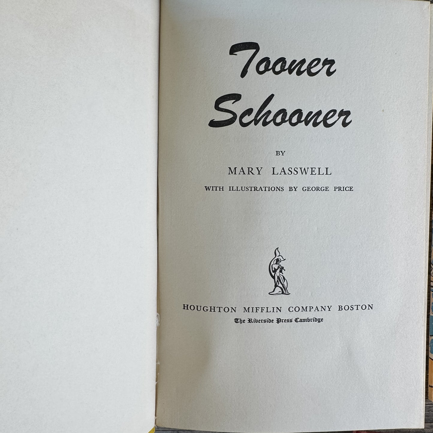 Set of 3 Mary Laswell Books: High Time (1944), Tooner Schooner (1953), Wait For the Wagon (1951)
