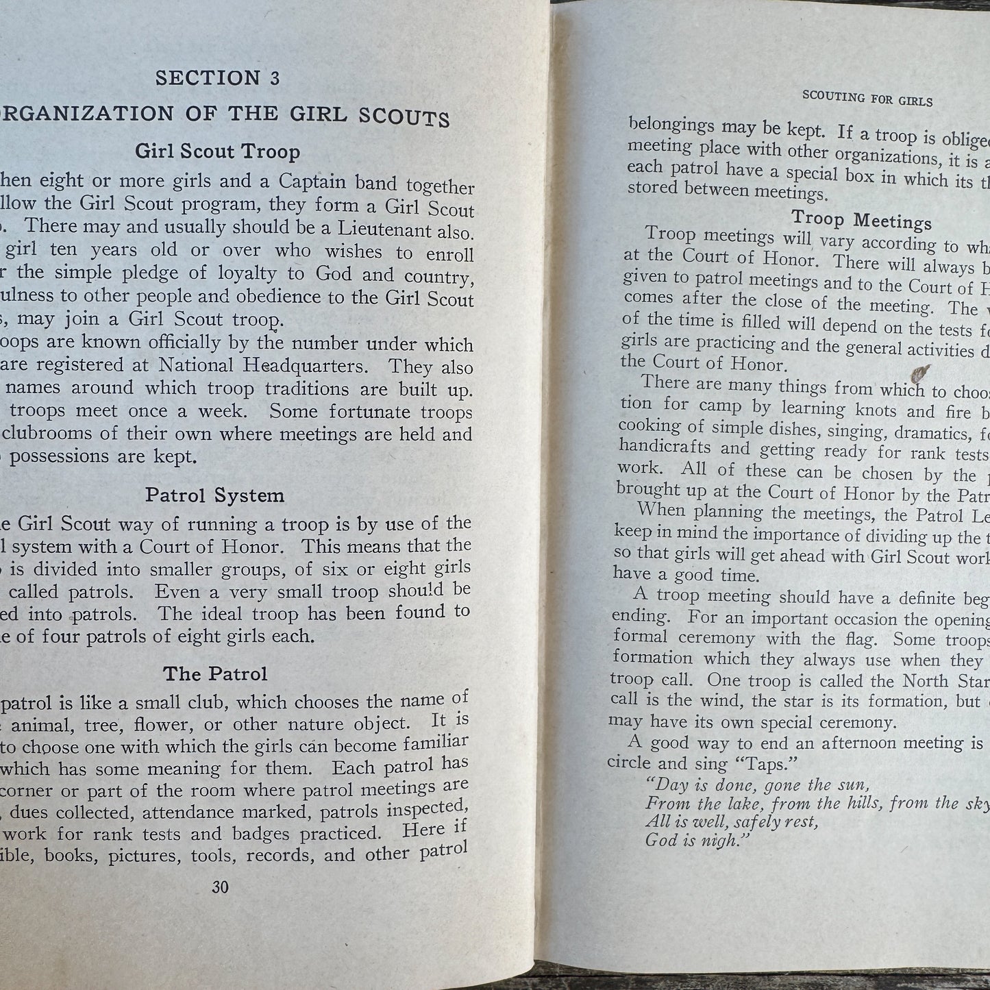 Girl Scout Handbook, Revised Edition, January 1930