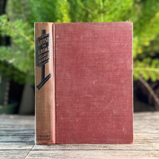 Artists in Crime, Ngaio Marsh, 1938, Former Library Book