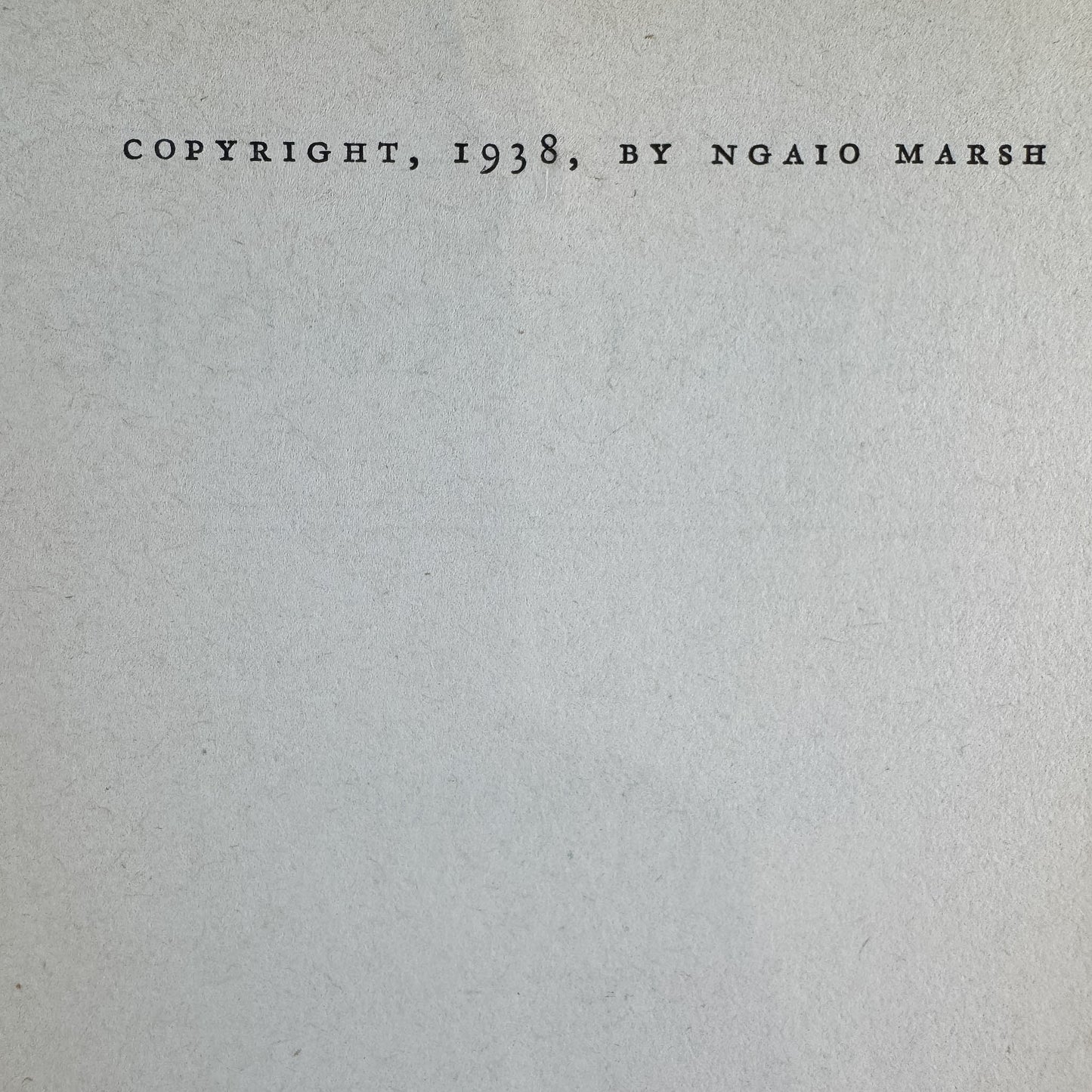 Artists in Crime, Ngaio Marsh, 1938, Former Library Book