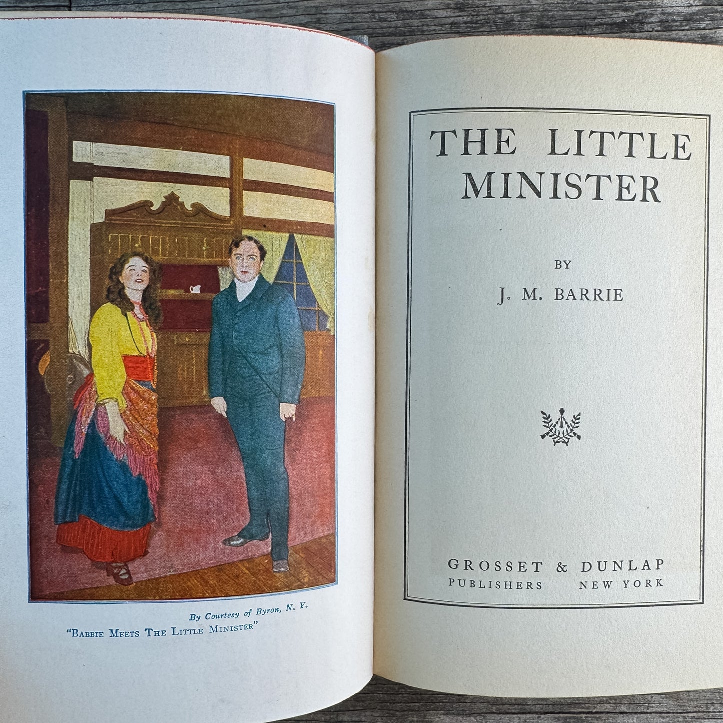 The Little Minister, J.M. Barrie, Grosset & Dunlap Edition