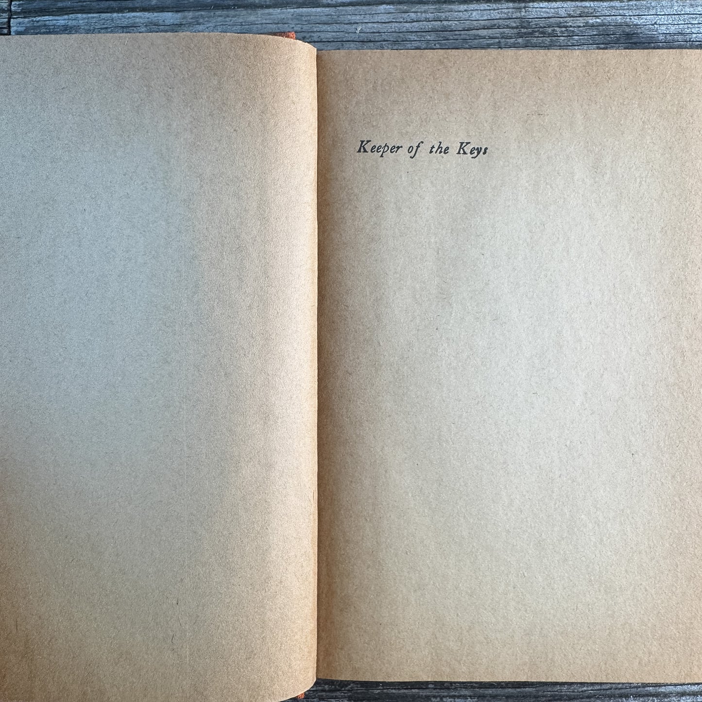 Keeper of the Keys, Earl Derr Biggers, 1932, A Charlie Chan Story
