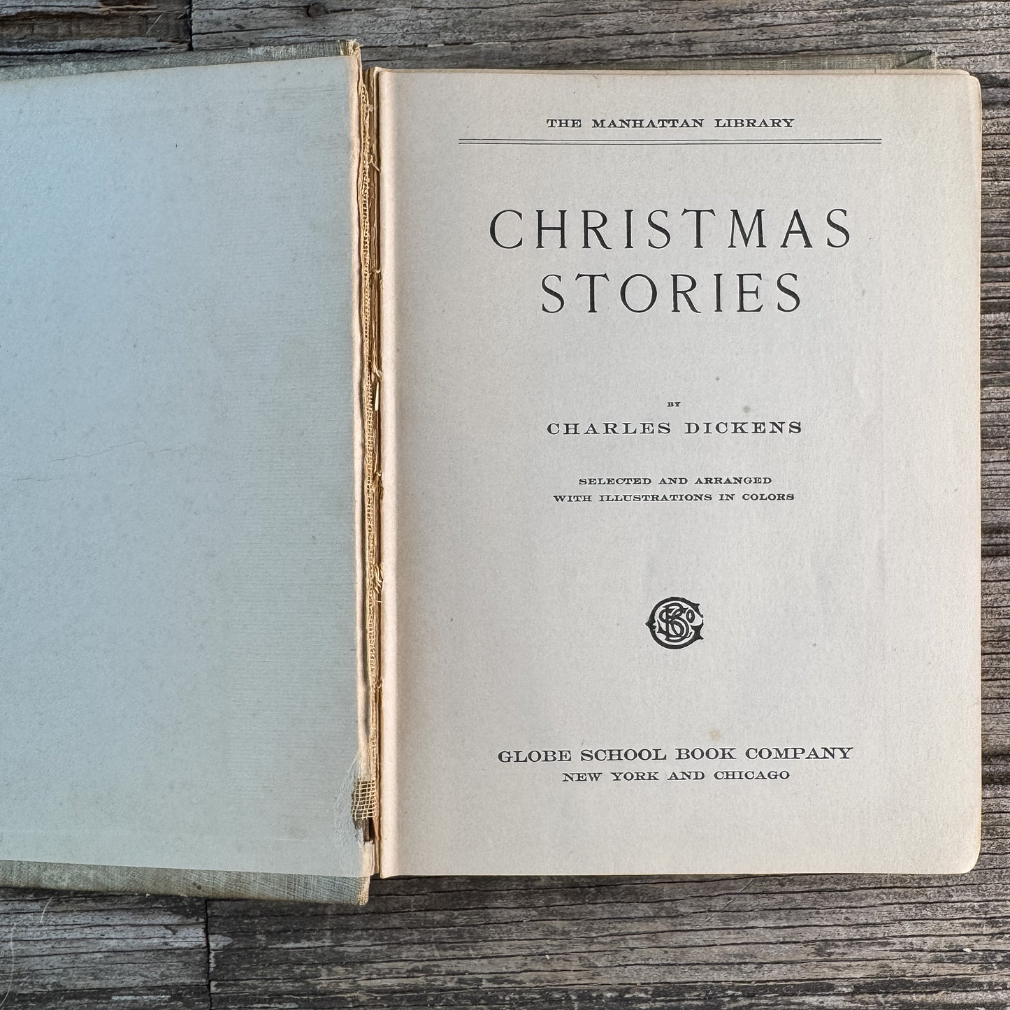 Christmas Stories, Charles Dickens, Manhattan Library Series