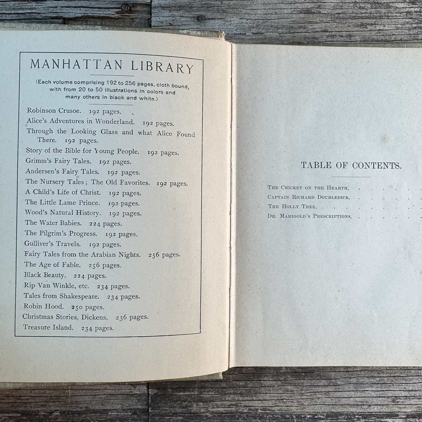 Christmas Stories, Charles Dickens, Manhattan Library Series