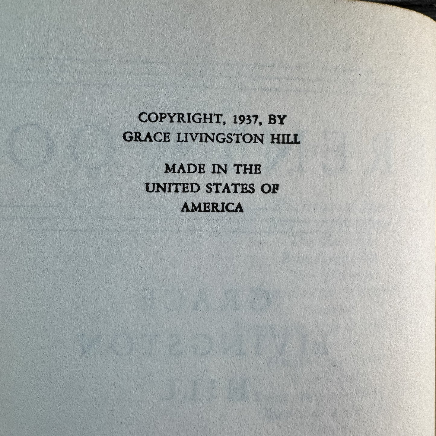 Brentwood, Grace Livingston Hill, Christian Romance, 1957
