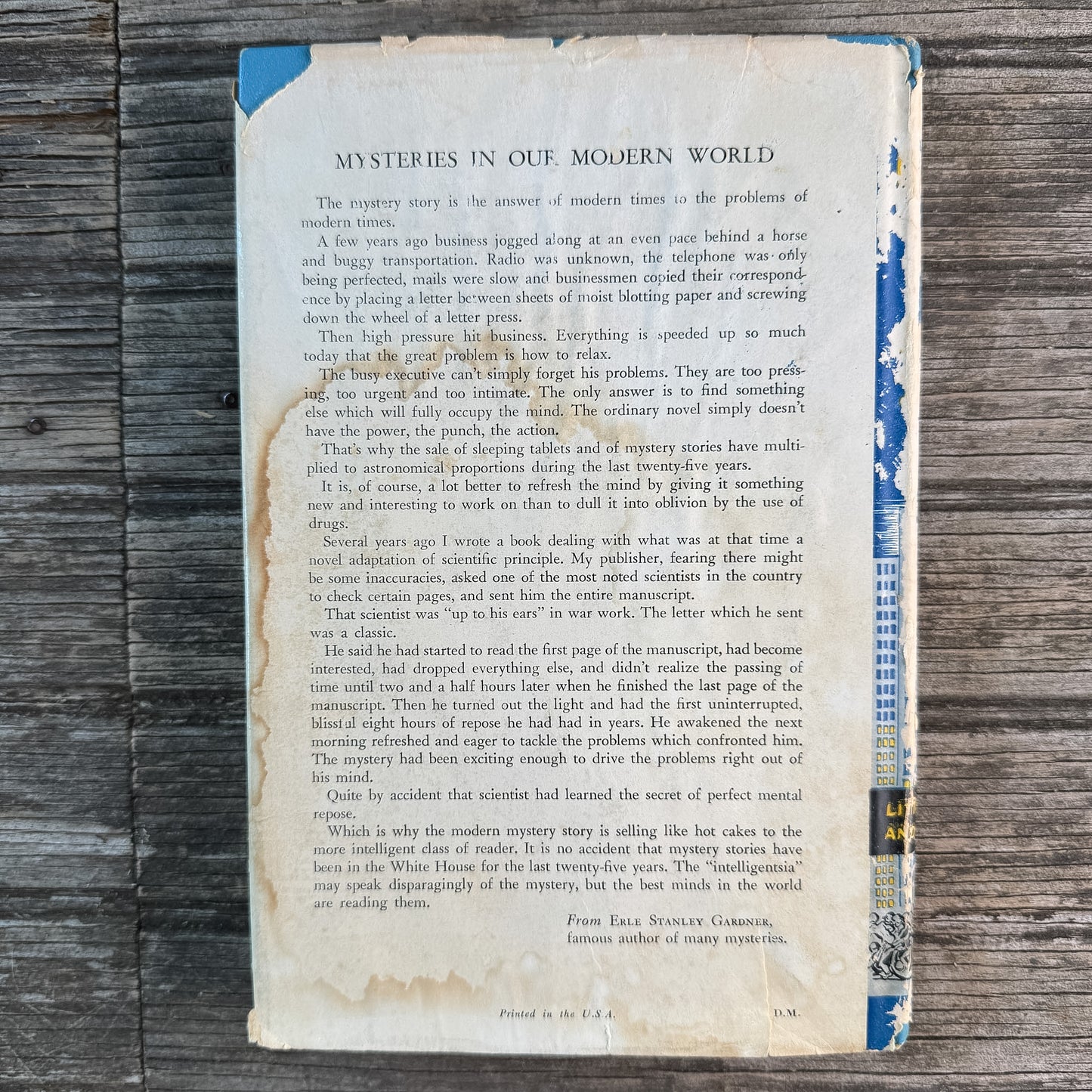 Cat of Many Tales, Ellery Queen, 1949, Book Club Edition, Mystery Novel