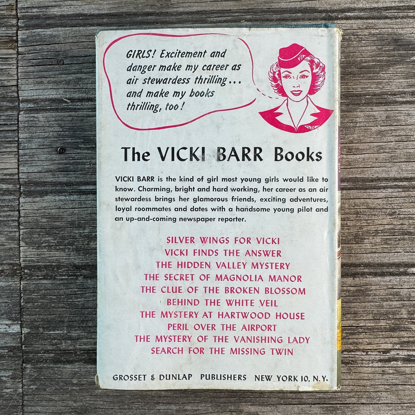 Silver Wings for Vicki, Helen Wells, 1947, The Vicki Barr Flight Stewardess Series