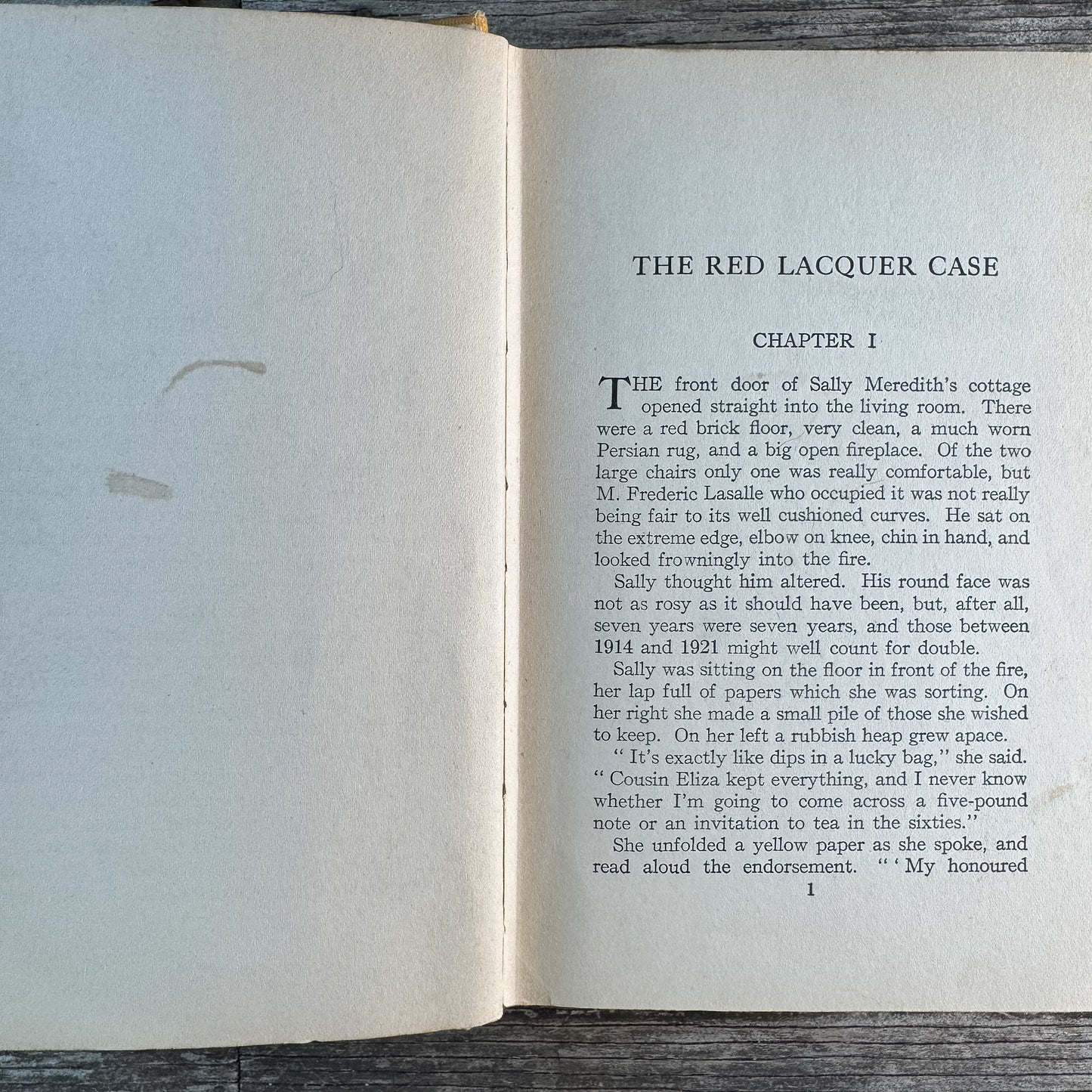 The Red Lacquer Case, Patricia Wentworth, 1924, 2nd Printing Mystery