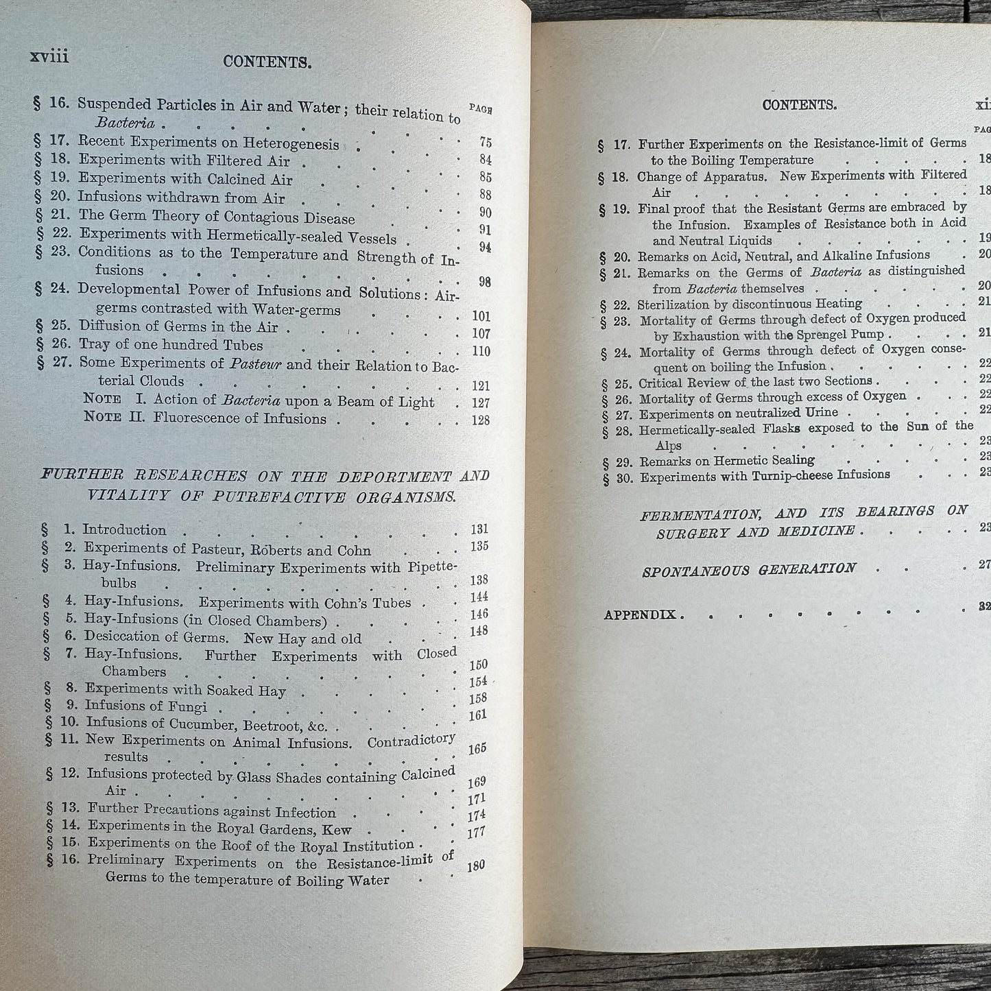 Essays on the Floating Matter of the Air in Relation to Putrefaction and Infection, John Tyndall, 1895