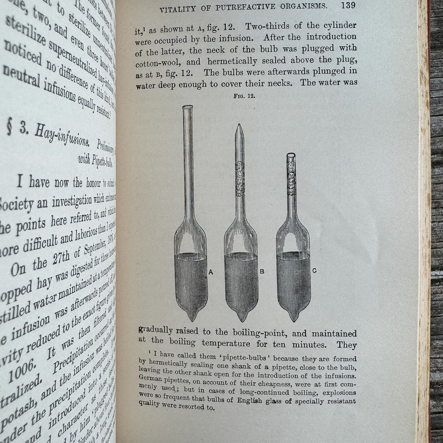 Essays on the Floating Matter of the Air in Relation to Putrefaction and Infection, John Tyndall, 1895