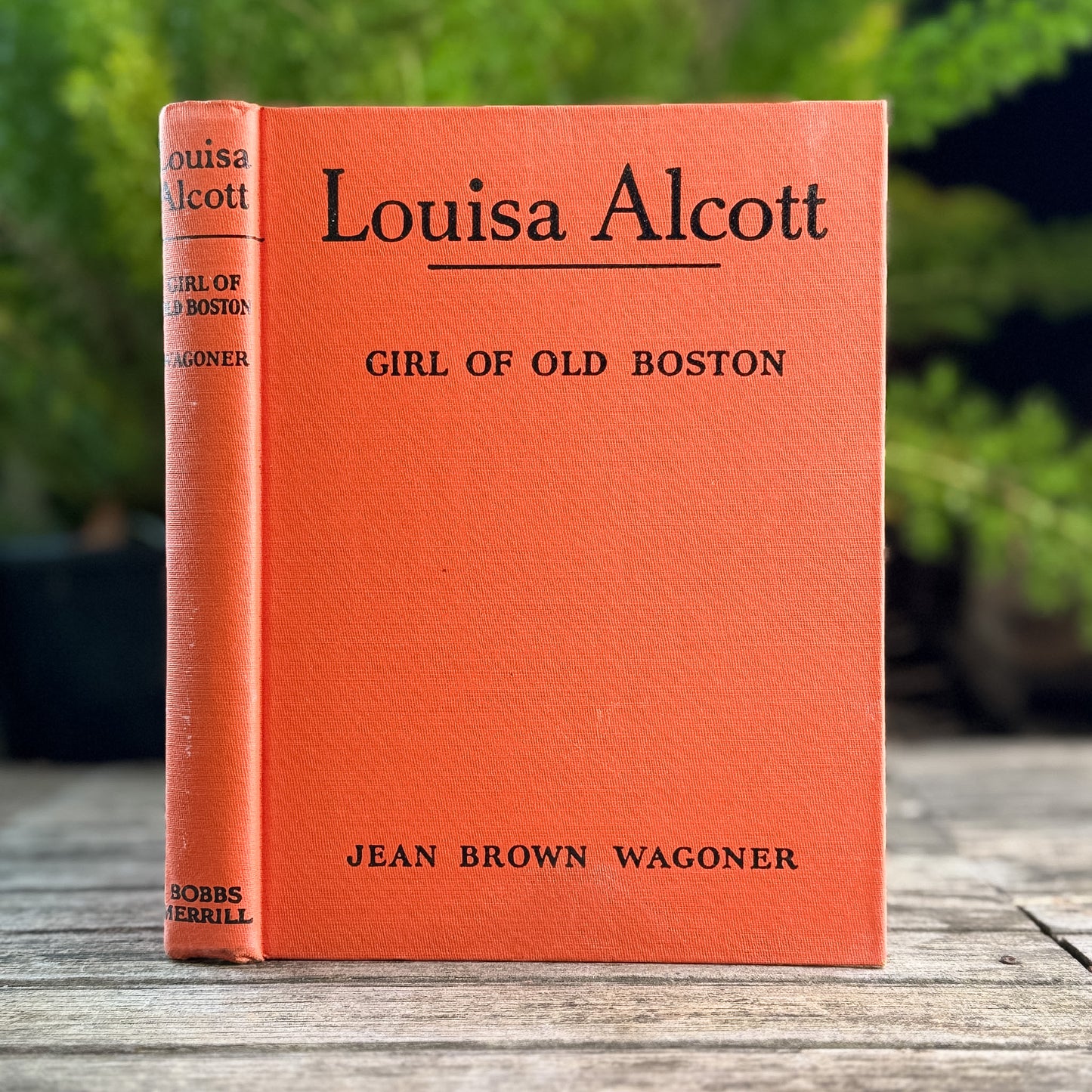 Louisa Alcott: Girl of Old Boston, Jean Brown Wagoner, 1943, Childhood of Famous Americans Series