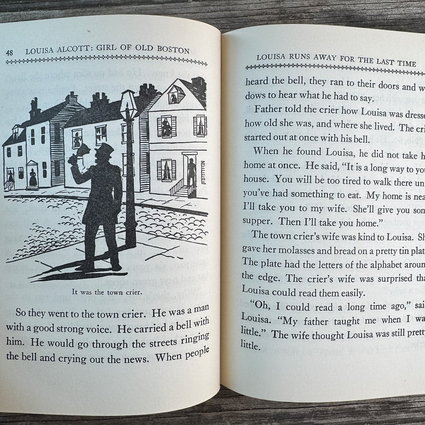 Louisa Alcott: Girl of Old Boston, Jean Brown Wagoner, 1943, Childhood of Famous Americans Series