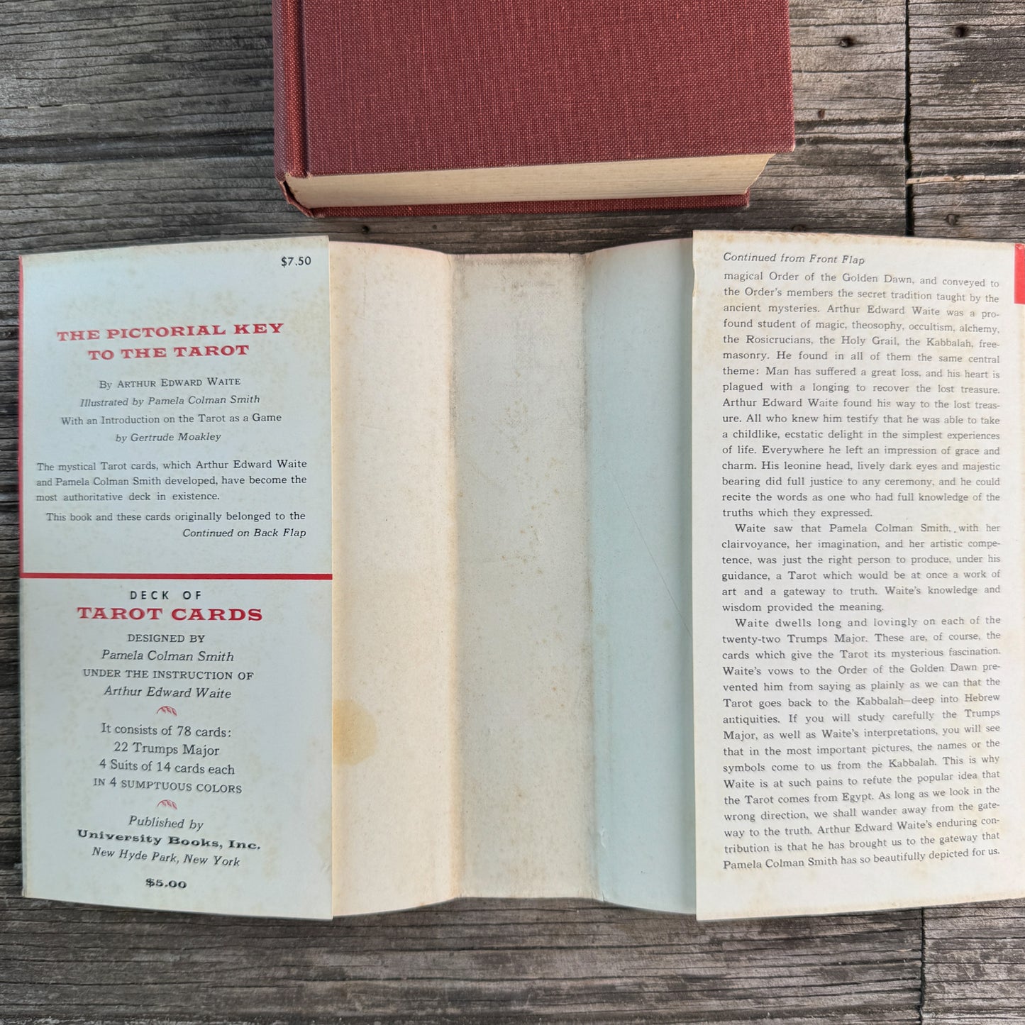 The Pictorial Key to the Tarot, Arthur Edward Waite, 1966, 3rd Printing