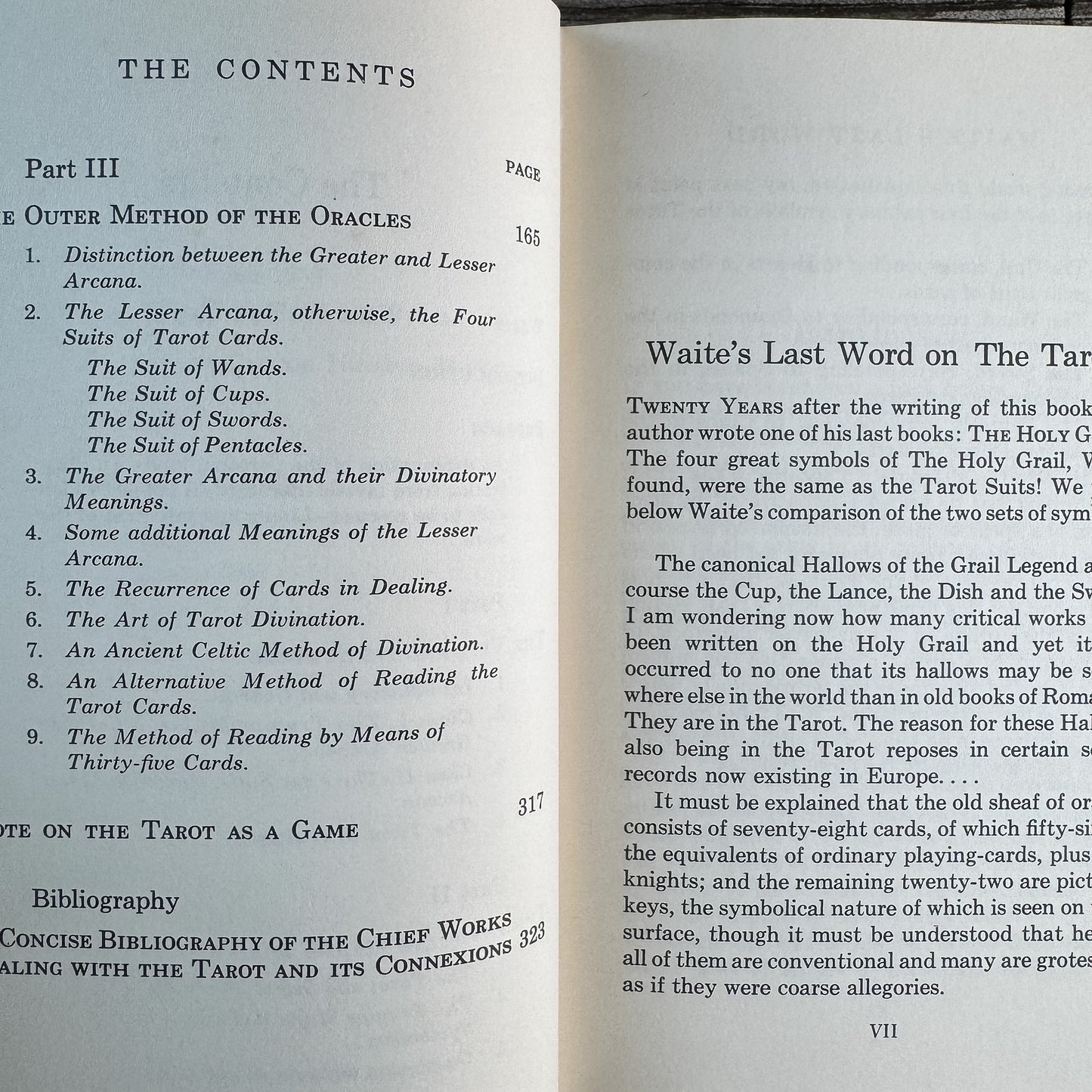 The Pictorial Key to the Tarot, Arthur Edward Waite, 1966, 3rd Printing