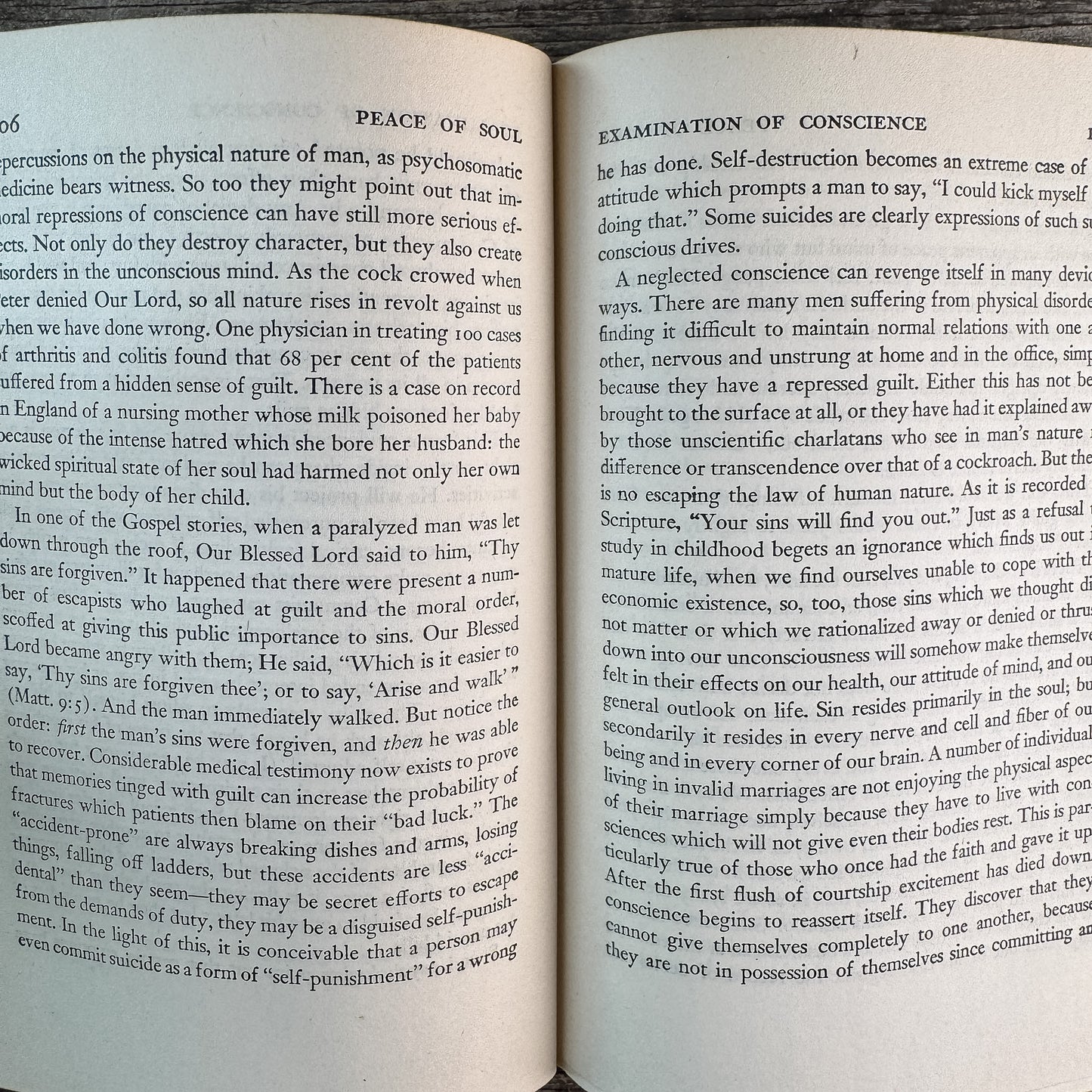 Peace of Soul, Fulton J. Sheen, 1951 Religious Philosophy