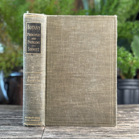 Botany: Principles and Problems, Edmund W. Sinnott, 1946 Fourth Edition
