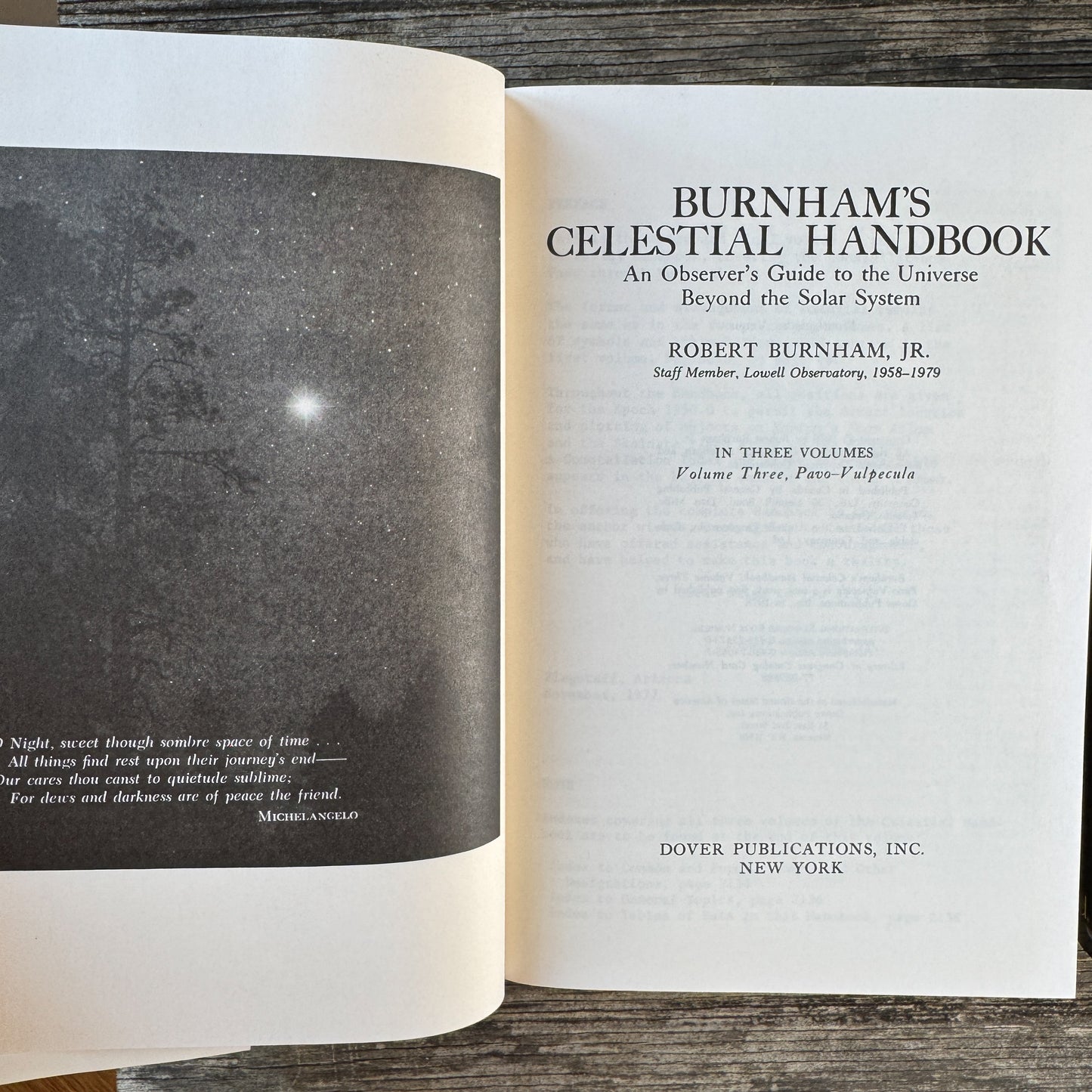 Burnham's Celestial Handbook, Complete 3-Volume Set, 1978