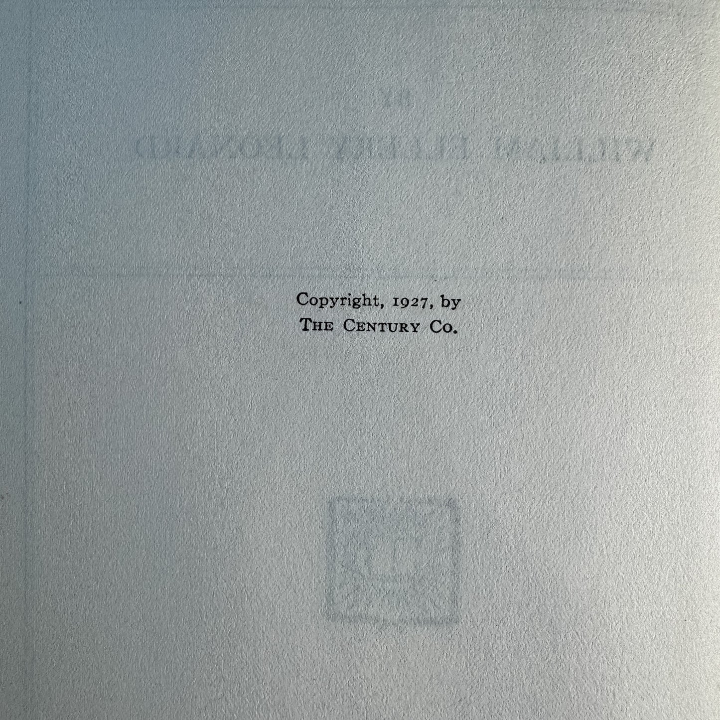 The Locomotive-God, William Ellery Leonard, 1927