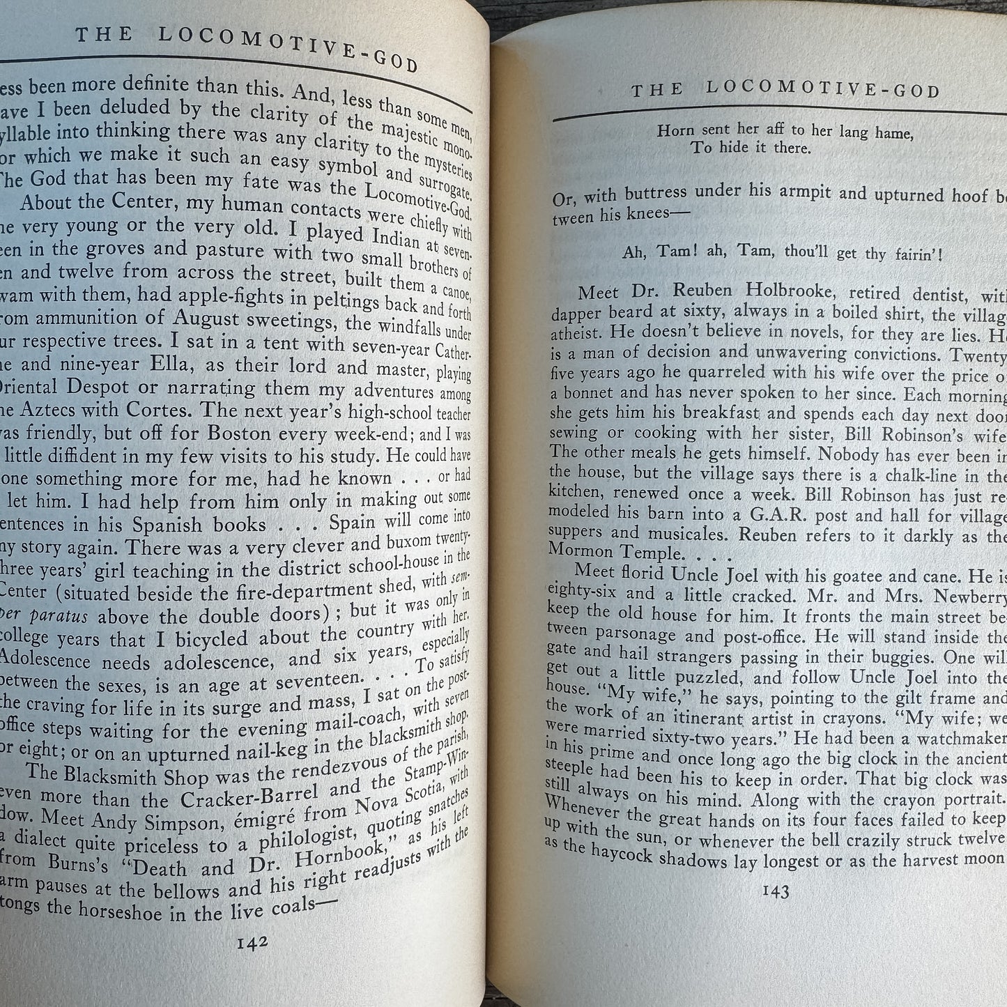 The Locomotive-God, William Ellery Leonard, 1927