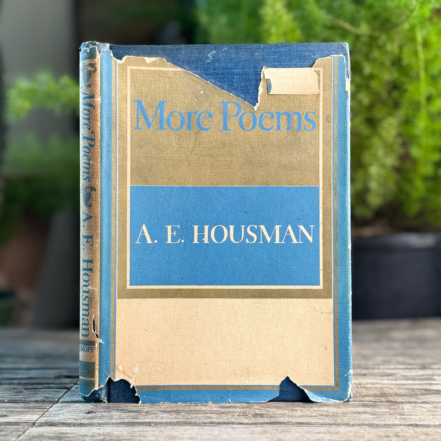More Poems, A.E. Housman, 1936, Book of the Month Club Edition