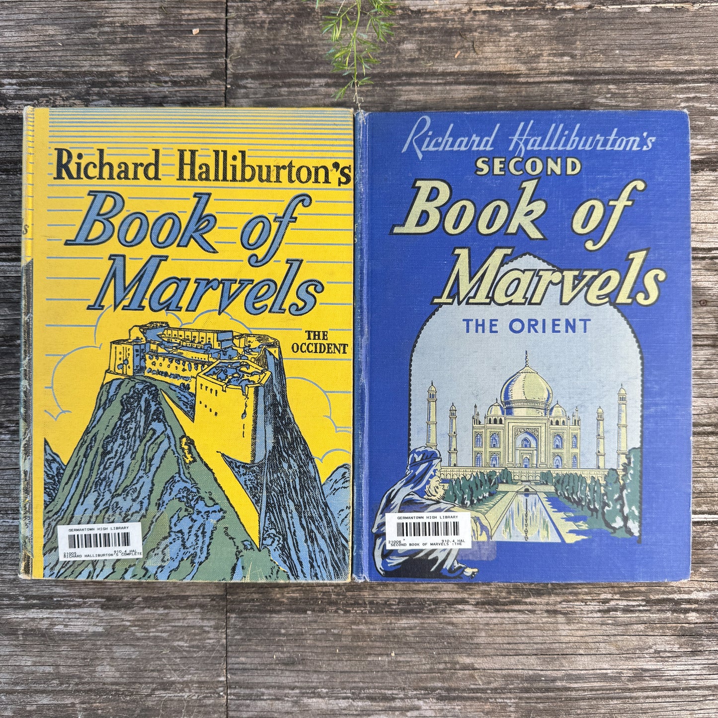 Richard Halliburton's Book of Marvels Set of 2