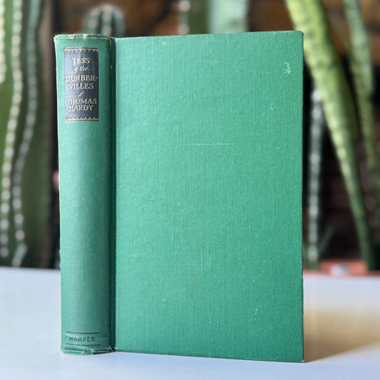 Tess Of the D'Urbervilles, Thomas Hardy, Harper's Modern Classics 1935 Green HC