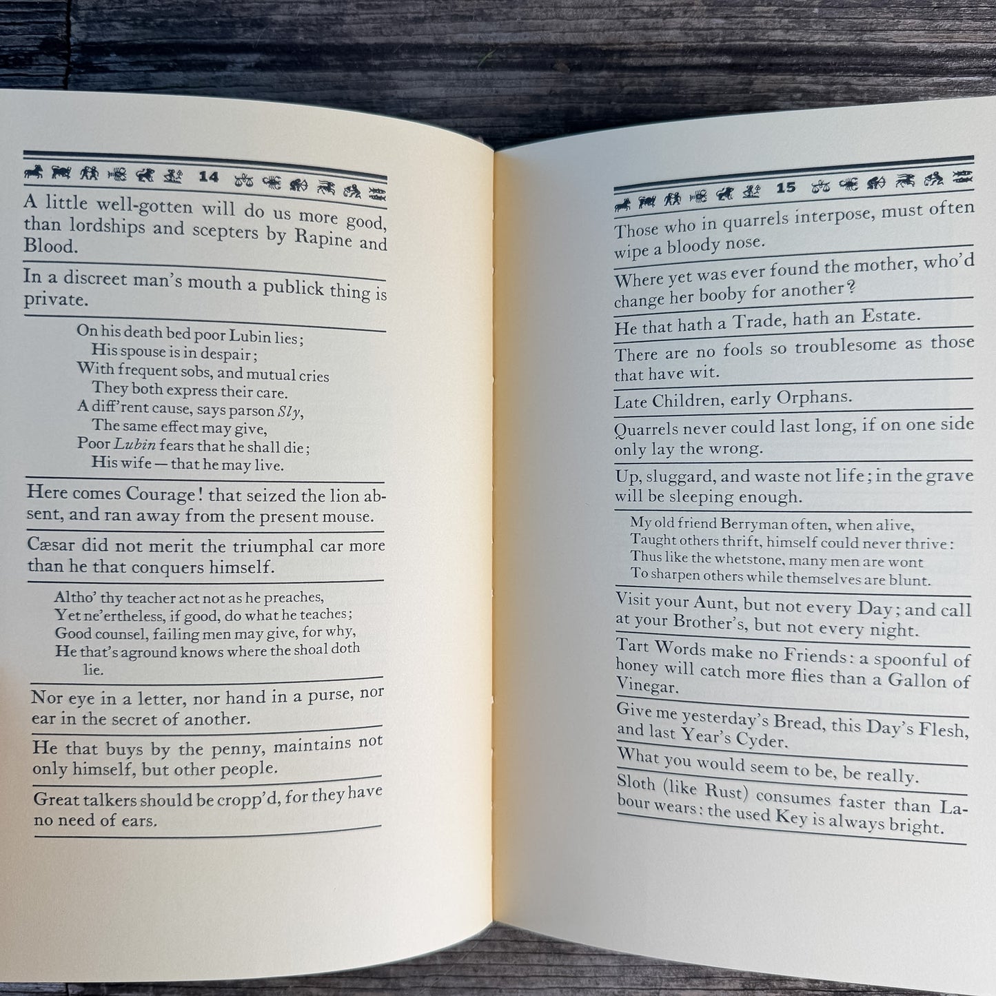 Poor Richard's Almanack, Benjamin Franklin, Peter Pauper Press Edition