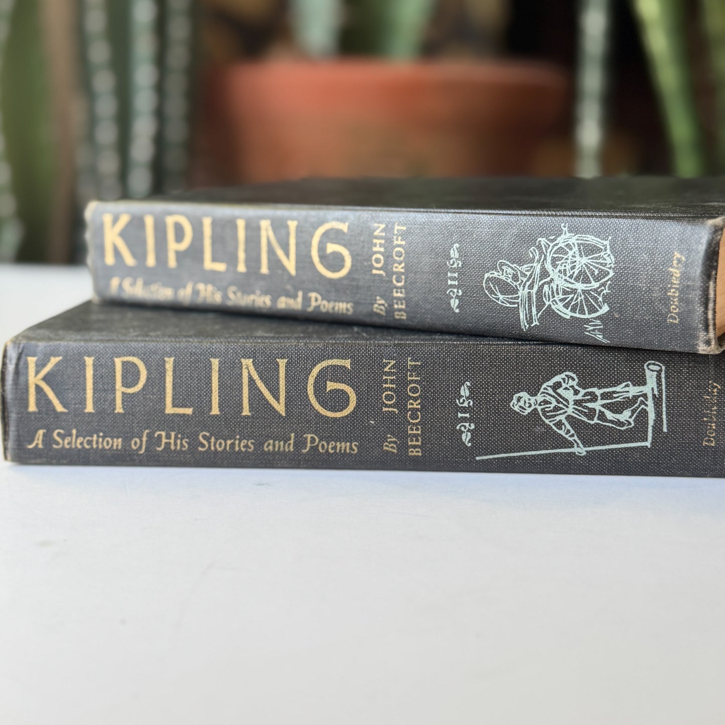 Kipling: A Selection of His Stories and Poems Two Volume Hardcover Set 1956