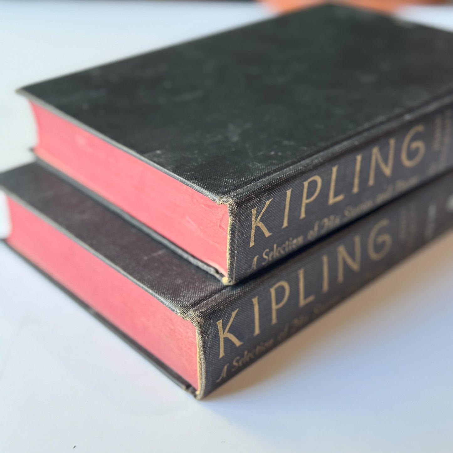 Kipling: A Selection of His Stories and Poems Two Volume Hardcover Set 1956