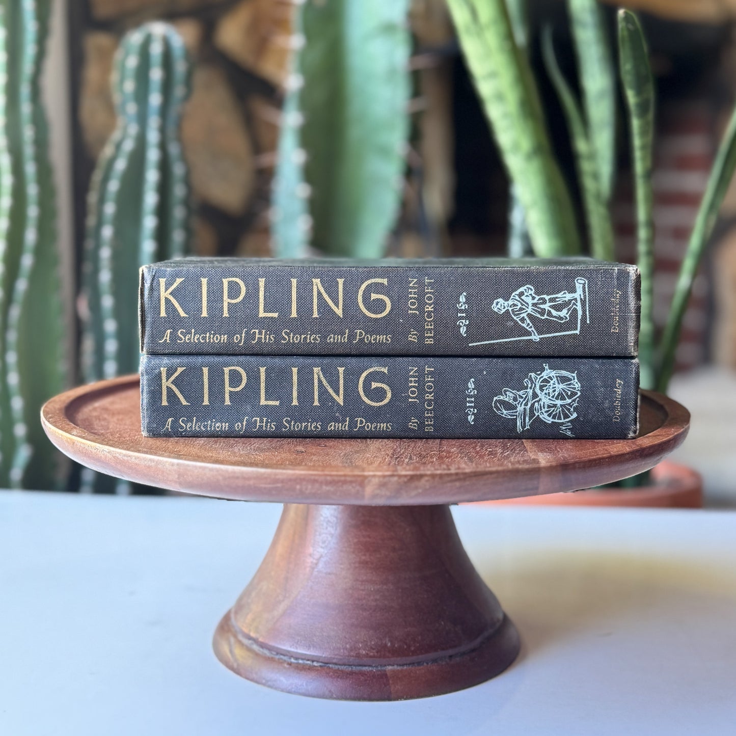 Kipling: A Selection of His Stories and Poems Two Volume Hardcover Set 1956