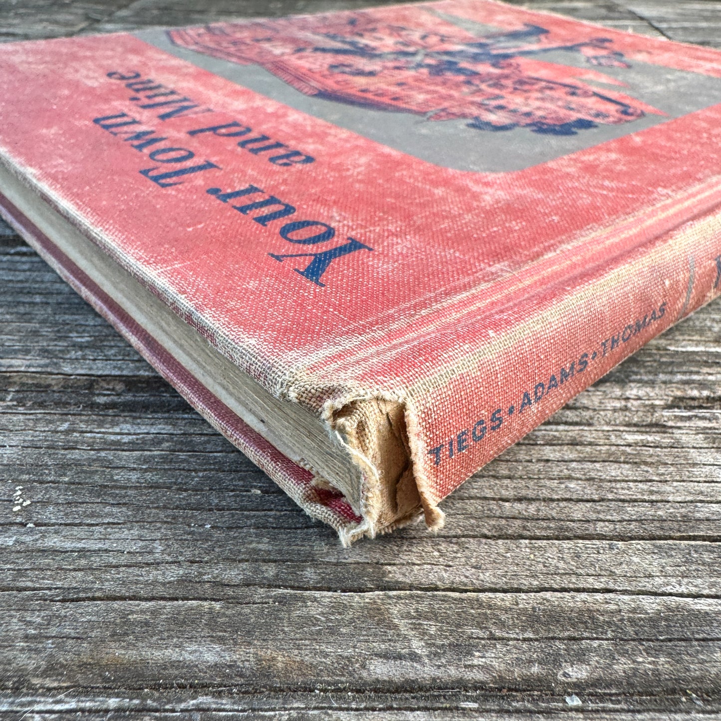 Your Town and Mine, Ginn and Company, 1949 Mid Century School Book