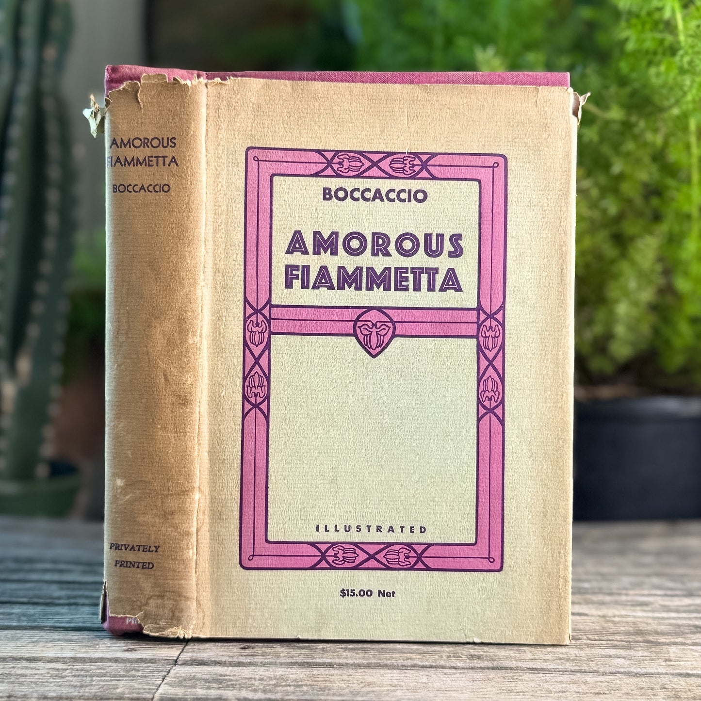Amorous Fiammetta, Giovanni Boccaccio, 1931 Rarity Press Edition