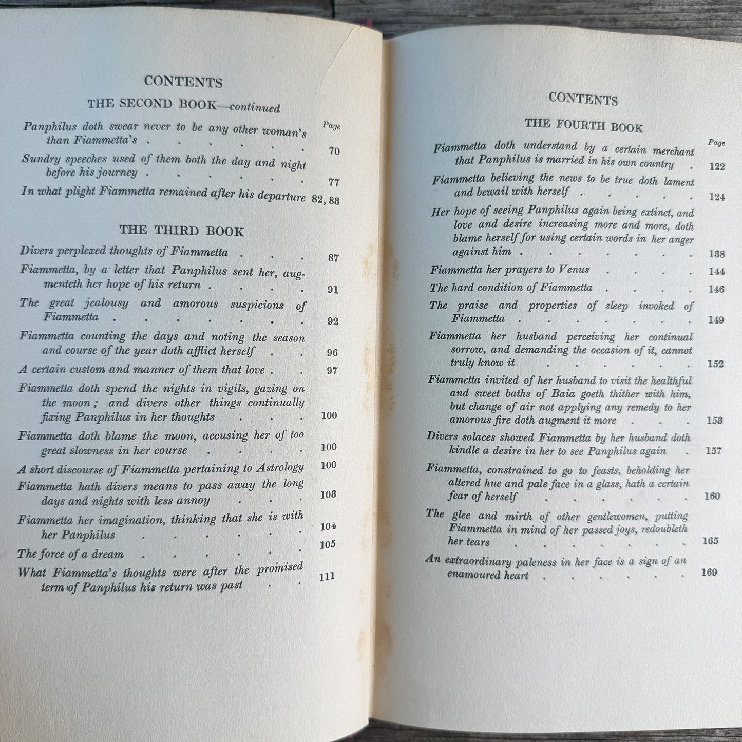 Amorous Fiammetta, Giovanni Boccaccio, 1931 Rarity Press Edition